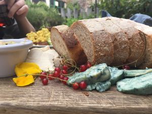 Cheese platter   at Beetroot Sauvage in Edinburgh