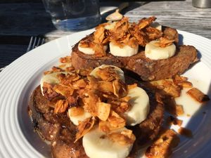 French toast at Beetroot Sauvage in Edinburgh