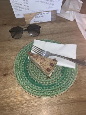 Tiramisu cheesecake at Beetroot Sauvage in Edinburgh