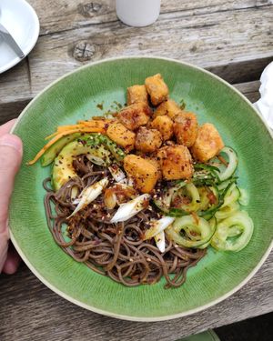 Peace bowl at Beetroot Sauvage in Edinburgh