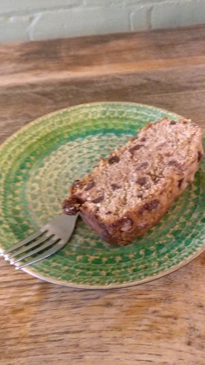 Choc chip banana bread at Beetroot Sauvage in Edinburgh