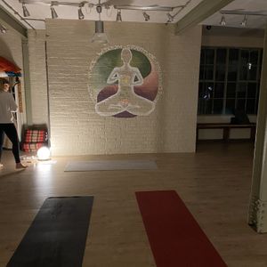 Yoga time at Beetroot Sauvage in Edinburgh