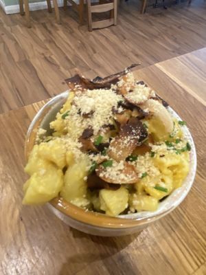 Mac cheese side at Serenity Now in Glasgow