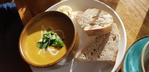 Soup of the day :) at Serenity Now in Glasgow