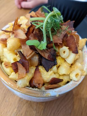 Macaroni cheese side at Serenity Now in Glasgow