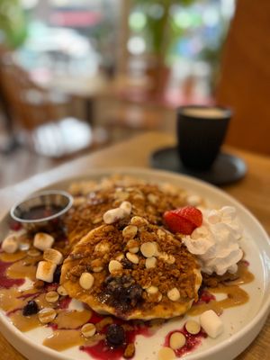 Pancakes  at Serenity Now in Glasgow