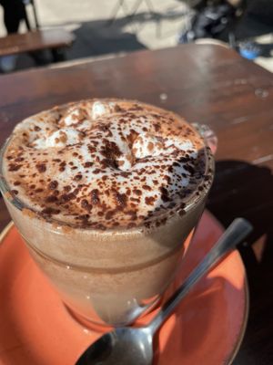 Hot chocolate  at Serenity Now in Glasgow