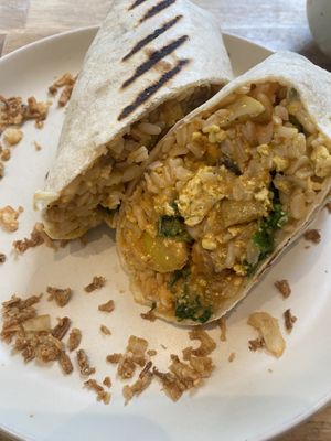 Brunch burrito  at Serenity Now in Glasgow