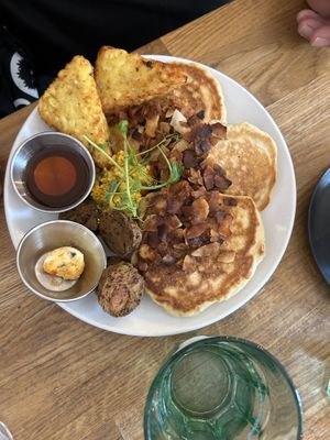 Grand slam breakfast  at Serenity Now in Glasgow