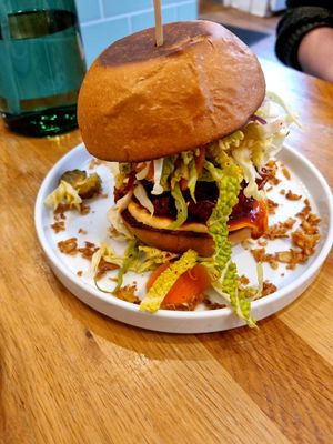 Korean Chicken Sandwich at Serenity Now in Glasgow