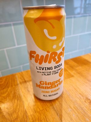 Ginger and Mandarin Soda at Serenity Now in Glasgow