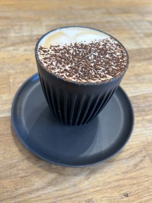 oat cappuccino   at Serenity Now in Glasgow