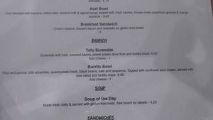 GF Vegan Menu (Part 2) at Serenity Now in Glasgow