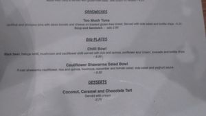 GF Vegan Menu (Part 3) at Serenity Now in Glasgow