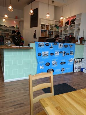 Counter at Serenity Now in Glasgow