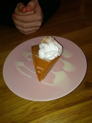 Pumpkin pie. at Serenity Now in Glasgow