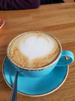 Latte. at Serenity Now in Glasgow