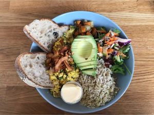 Tofu scramble   at Serenity Now in Glasgow