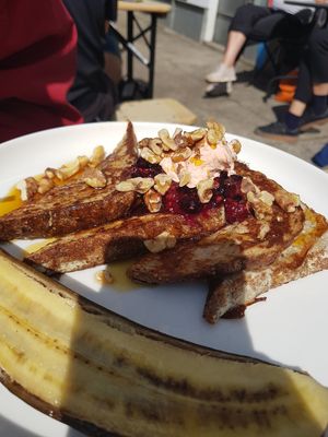 French toast at Serenity Now in Glasgow