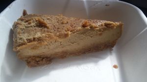 Vegan biscoff cheesecake  at Shoe Tree Cafe in Newcastle Upon Tyne
