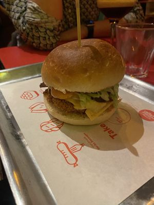   at Essential Vegan @ Ten to One Bar in North London