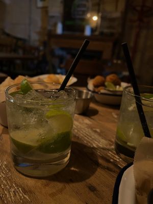 Caipirinha at Essential Vegan @ Ten to One Bar in North London