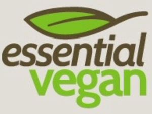 The logo at Essential Vegan @ Ten to One Bar in North London