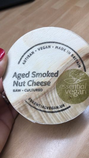 Really nice cheese at Essential Vegan @ Ten to One Bar in North London