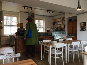 Inside  at Essential Vegan @ Ten to One Bar in North London