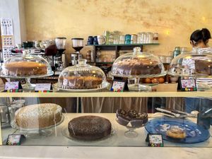 Clearly marked vegan options  at L'Exquisit in Mallorca