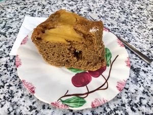 Apple cake  at L'Exquisit in Mallorca