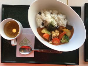 Vegan curry at Kaikoan Restaurant - Hasedera Temple in Kamakura