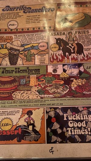 Övrig meny at Geronimo's FGT   in Stockholm