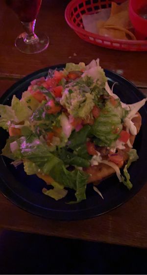 Vegansk Navajo Fry Bread  at Geronimo's FGT   in Stockholm