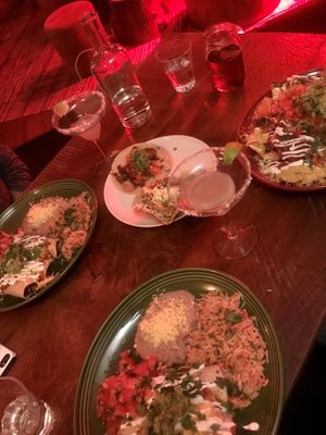 Empanadas/tacos/huuuge portion of nachos! at Geronimo's FGT   in Stockholm