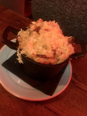 Vegan mac&cheese at Geronimo's FGT   in Stockholm