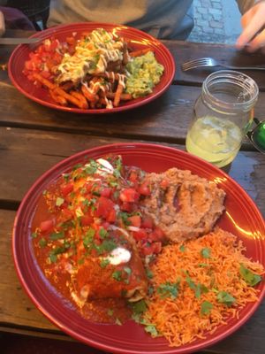 Mushroom Burrito Ranchero at Geronimo's FGT   in Stockholm