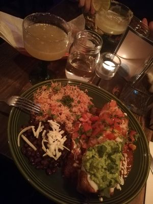 Vegan chimichanga at Geronimo's FGT   in Stockholm