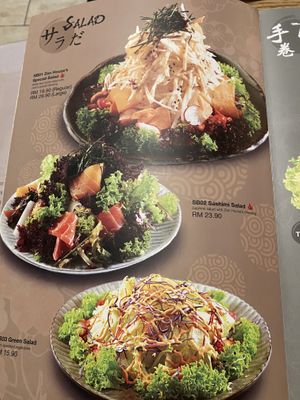 Menu at Zen House 禅舍 in Kuala Lumpur
