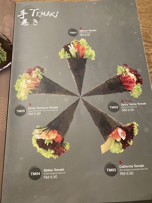 Menu at Zen House 禅舍 in Kuala Lumpur