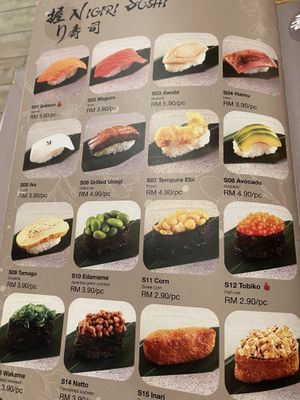 Menu at Zen House 禅舍 in Kuala Lumpur