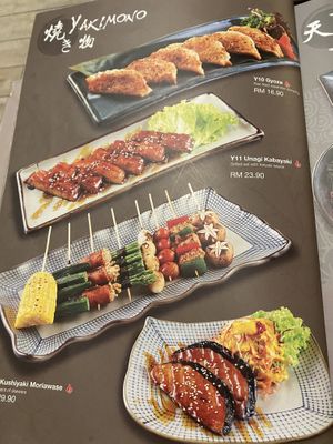 Menu at Zen House 禅舍 in Kuala Lumpur