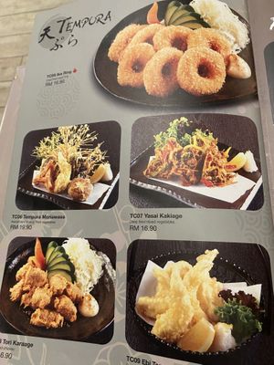 Menu at Zen House 禅舍 in Kuala Lumpur