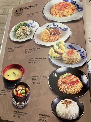 Menu at Zen House 禅舍 in Kuala Lumpur