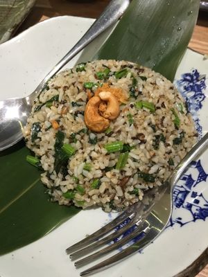 Spinach Fried Rice at Zen House 禅舍 in Kuala Lumpur