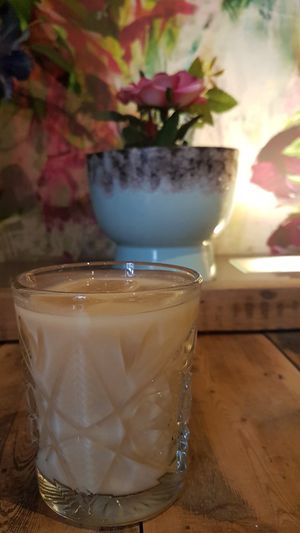 Pineapple, banana and coconut at Giggling Squid in Warwick