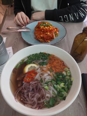 Pho and Enchiladas at Forrest Bistro in Prague