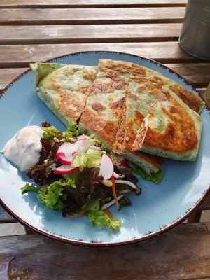 Quesadilla at Forrest Bistro in Prague