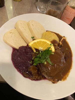 Vegan goose  at Forrest Bistro in Prague
