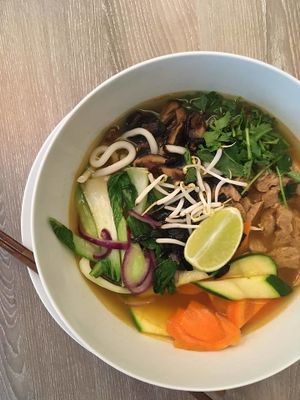 pho at Forrest Bistro in Prague